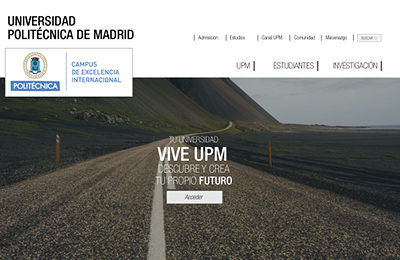 diseño web universidad politécnica de madrid
