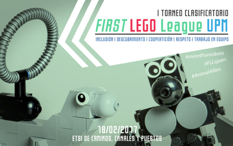 diseño gráfico banner first lego league